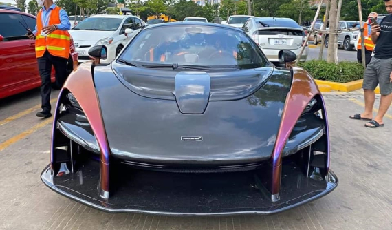 Chưa kịp về nước, siêu phẩm McLaren Senna của đại gia Việt đã nhận "hung tin"