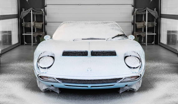 Mãn nhãn với quá trình dán film bảo vệ sơn cho siêu xe Lamborghini Miura SV