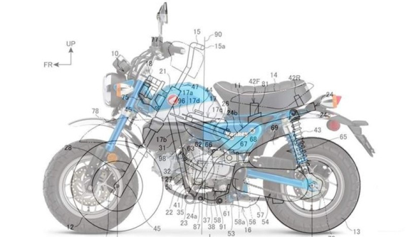 Lộ bản vẽ được cho là Honda Monkey phiên bản xe tay ga khiến nhiều người tò mò