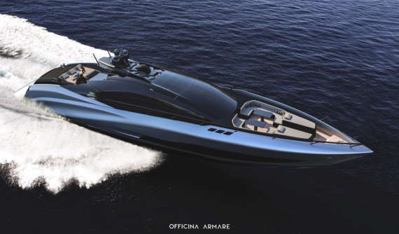 Chiếc du thuyền tuyệt đẹp này đang được tôn vinh là "Lamborghini Huracan Evo trên biển"