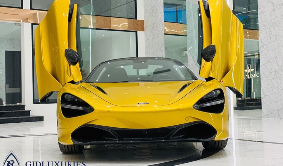 Thông quan siêu xe McLaren 720S Spider màu Aztec Gold Elite độc nhất Việt Nam