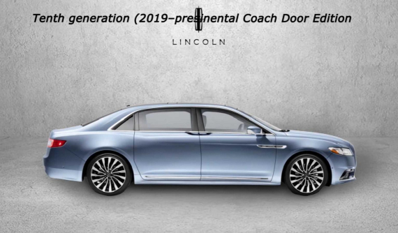 Nhìn lại lịch sử tiến hóa trong 55 năm sản xuất của Lincoln Continental