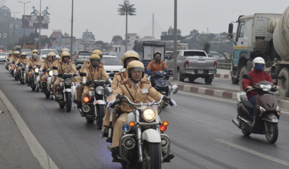 Cảnh sát giao thông toàn quốc chuẩn bị ra quân, tổng kiểm soát xử lý vi phạm giao thông