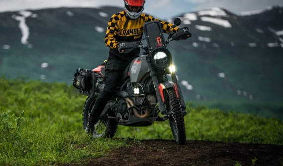 Ducati Scrambler độ thành xe Adventure đẹp như mơ với khả năng offroad vượt trội