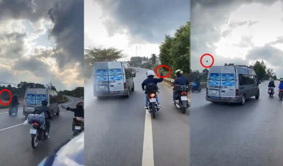 Nhóm phượt thủ ném đá xe khách trên quốc lộ 20 bị triệu tập, xử phạt và tạm giữ phương tiện