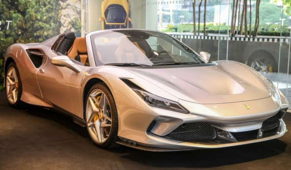 Phiên bản mui trần của Ferrari F8 Tributo mới được Cường "Đô-la" mua đã ra mắt tại Đông Nam Á