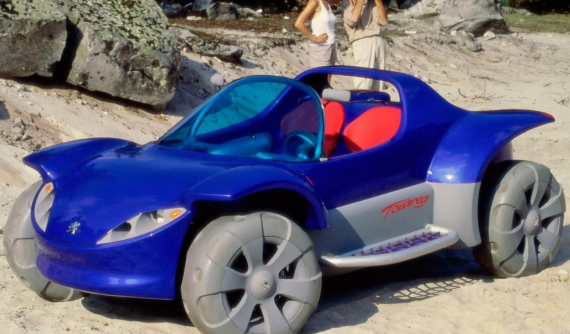 Peugeot Touareg 1996 - Mẫu concept đi bãi biển trông như xe đồ chơi khổng lồ của người Pháp