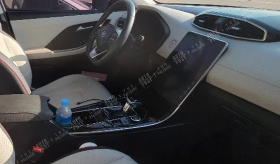 Lộ nội thất của Hyundai Santa Fe 2021 với màn hình trung tâm như Mercedes-Benz S-Class