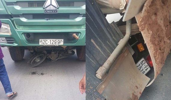 Video: Xe ben va chạm với xe máy khiến một cô giáo tiểu học tử vong tại Long An