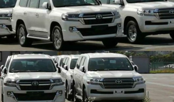 Toyota Land Cruiser 2021 bị bắt gặp tại cảng với thiết kế nâng cấp nhẹ