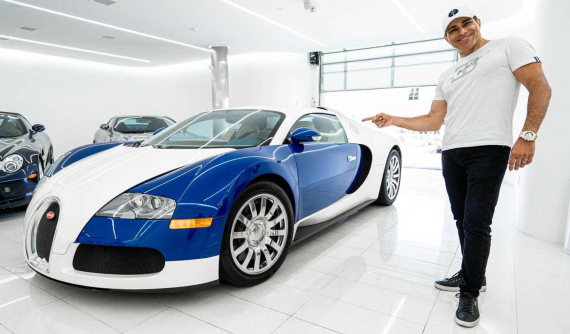 "Ông trùm" nhà đất tậu thêm siêu xe Bugatti thứ 4, lần này là Veyron đã gần 14 tuổi