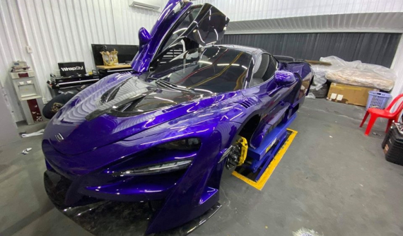 McLaren 720S với gói độ N-Largo hơn 3 tỷ đồng của doanh nhân Vũng Tàu đã dần hoàn thiện