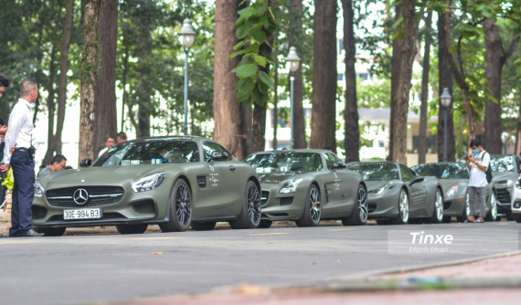 Dàn siêu xe đã qua sử dụng của Trung Nguyên bất ngờ tụ tập tại Sài thành