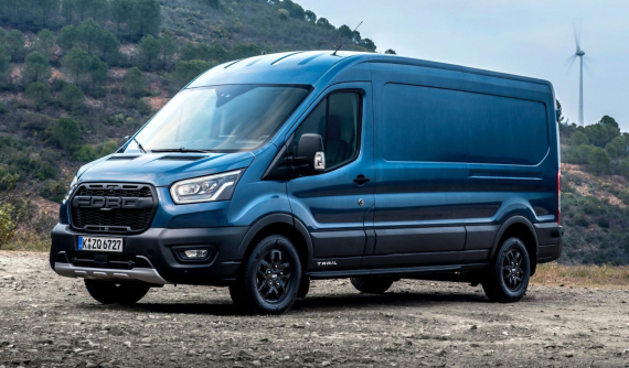 Ford Transit 2021 được bổ sung phiên bản Trail với hệ dẫn động 4 bánh AWD và lưới tản nhiệt Raptor