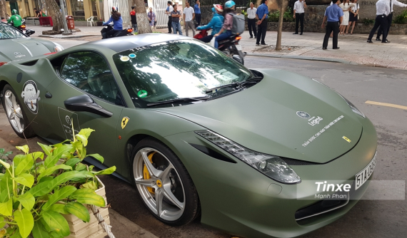 Ferrari 458 Italia màu trắng Bianco Avus duy nhất Việt Nam tái xuất với bộ áo phong cách "nhà binh"