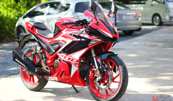 Diện kiến Sport bike giá rẻ GPX GR200R ngoài đời thực: Con lai giữa Yamaha R15 và Honda CBR250RR