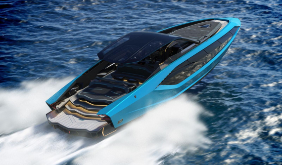 Tecnomar for Lamborghini 63 - Du thuyền tốc độ cao 3.945 mã lực mang thiết kế cảm hứng siêu xe Ý