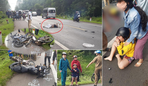 Chi tiết vụ tai nạn mô tô trên QL20 khiến 2 người thương vong trước sự đau xót của người thân