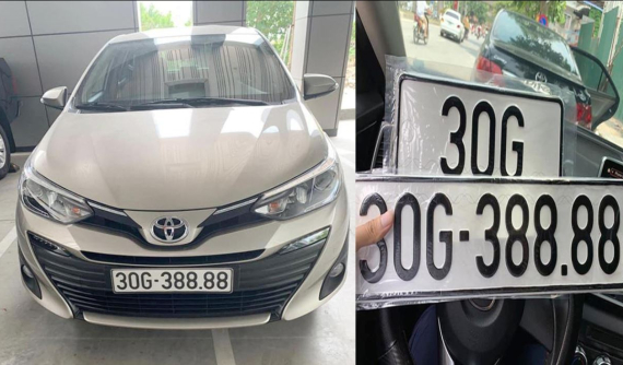 “Mát tay” bốc được biển tứ quý 8, chủ xe Toyota Vios rao bán lại giá hơn 1 tỷ đồng