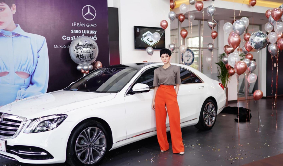 Nữ ca sĩ Hiền Hồ tậu Mercedes-Benz S450L Luxury trị giá gần 5 tỷ đồng