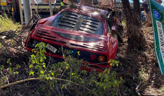 1 trong 10 chiếc siêu xe Ferrari F40 ở Úc gặp nạn khi chạy thử, thiệt hại không dưới 1 tỷ đồng