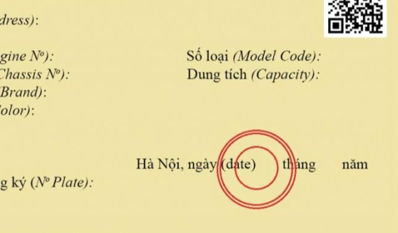 Từ 2021: Giấy đăng ký xe máy, ô tô sẽ làm bằng nhựa và có mã QR