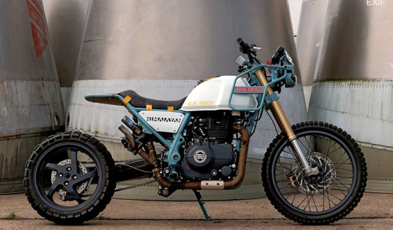 Royal Enfield tại Anh ra mắt mẫu xe Himalayan Turbo "MJR Roach" mạnh 50 mã lực