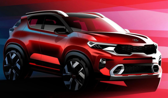 SUV cỡ B giá rẻ Kia Sonet 2020 "hiện nguyên hình" với thiết kế táo bạo