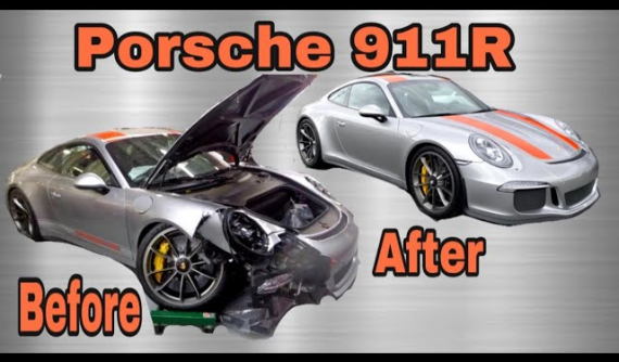 Chứng kiến quá trình sửa chữa như mới một chiếc Porsche 911 R quý hiếm sau tai nạn