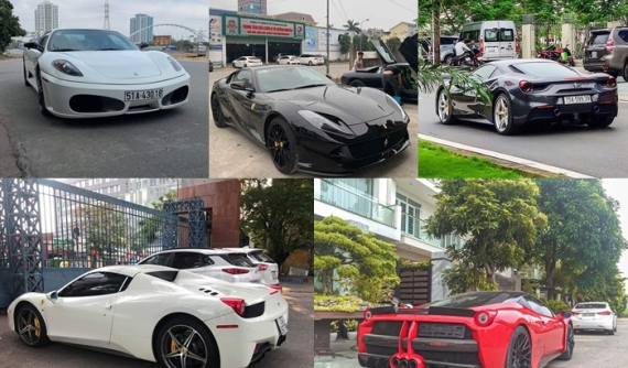Dàn xe "ngựa chiến" của doanh nhân Hải Phòng, mỗi xe là phiên bản, ấn tượng nhất là Ferrari 812 Superfast
