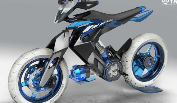 Chiêm ngưỡng xe mô tô chạy bằng nước mang tên Yamaha XT500 H20 Concept cho năm 2025