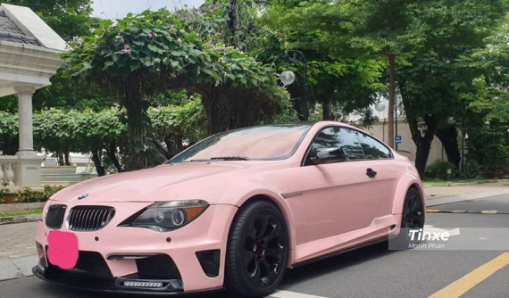 BMW 6-Series độ body kit khoác áo hồng nữ tính tại Sài thành