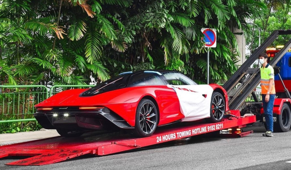 Siêu phẩm McLaren Speedtail bí mật đến Singapore, giá ước tính hơn 152 tỷ đồng