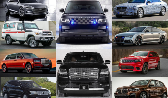 10 mẫu xe bọc giáp hàng đầu thế giới dành cho các VIP
