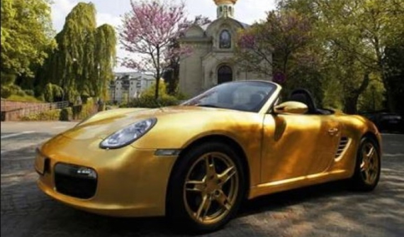 Đây là chiếc Porsche mạ vàng đầu tiên trên thế giới và không ai biết nó có giá bao nhiêu