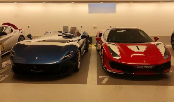 Bức ảnh duyên nợ: Siêu xe "ích kỷ" Ferrari Monza SP1 đỗ cạnh hàng độc Ferrari 488 Pista Spider Nikki Lauda