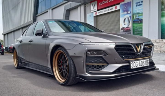 Chán BMW, dân chơi Việt chịu chi gần 1 tỷ đồng lột xác VinFast Lux A2.0 như siêu xe