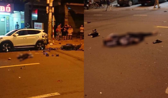 Đắk Lắk: Xe máy tông vào đuôi ô tô Hyundai Tucson, 2 thanh niên tử vong