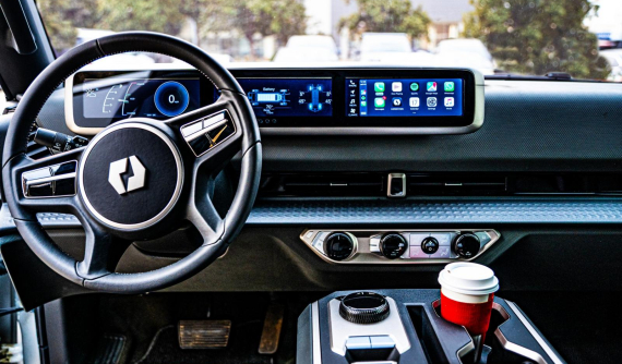 Lordstown Endurance - đối thủ Tesla Cybertruck - Hé lộ hình ảnh nội thất công nghệ, hiện đại