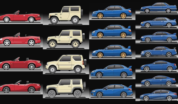 7 mẫu xe châu Á "già đời nhất" đã biến đổi thiết kế như thế này kể từ lúc ra mắt