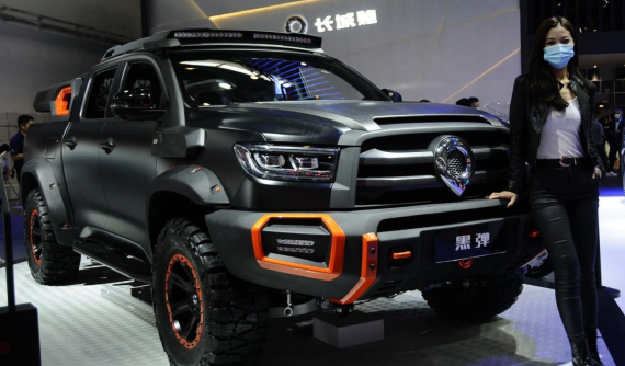 Great Wall Black Bullet - Chiếc concept bán tải hầm hố, trang bị quá độ tại Triển lãm Ô tô Bắc Kinh 2020
