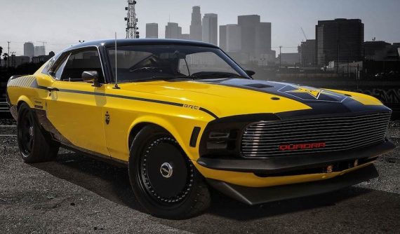 Ford Mustang "Quadra" - Chiếc xe độ độc nhất vô nhị dựa theo xe trong game "Cyperpunk 2077"