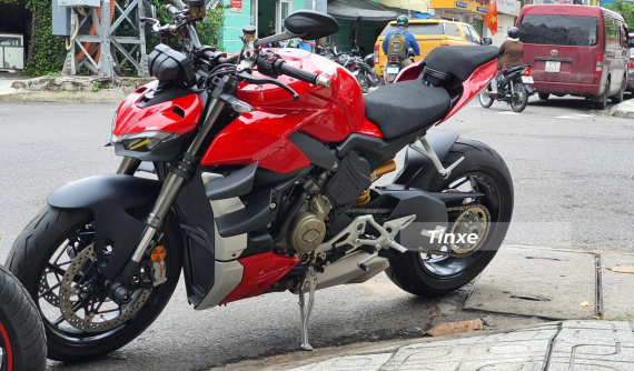 "Soi kỹ" Ducati Streetfighter V4 giá hơn 1 tỷ đồng của biker Nha Trang mới tậu