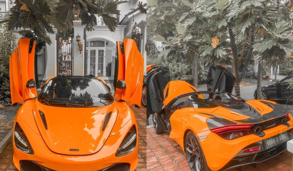 "Soái ca" Sài thành tặng vợ siêu xe mui trần McLaren 720S Spider giá hơn 23 tỷ đồng với tuỳ chọn "tận răng"