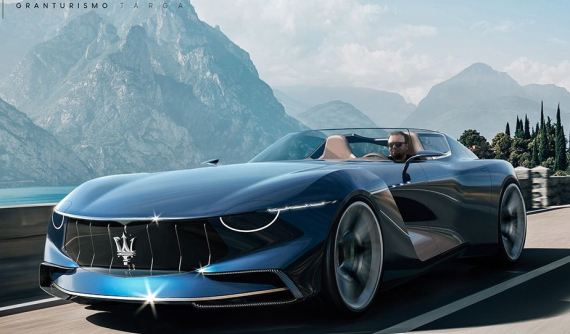 Maserati GranTurismo Targa - Thiết kế concept đẹp lộng lẫy, khiến MC20 mới trở nên mờ nhạt