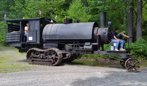 Lombard Steam Log Hauler - Cỗ máy hơi nước khổng lồ đã mở đường cho công nghệ bánh xích xe tăng