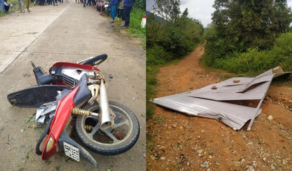 M'Đrắk: Ảnh hưởng của cơn bão số 9, người đàn ông bị tôn đập vào người dẫn đến tử vong