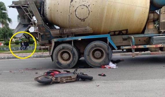 Thái Nguyên: Học sinh cấp 3 chết thảm dưới bánh xe bồn sau va chạm giao thông