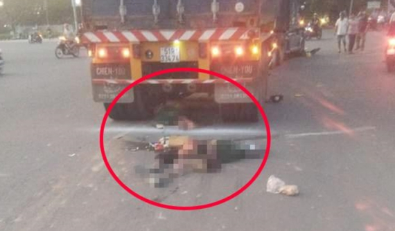 Tây Ninh: Hai vợ chồng trên đường đi làm về bị xe container cán tử vong tại chỗ