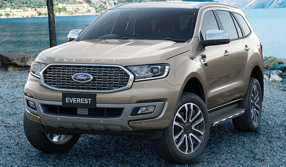 Ford Everest 2021 ra mắt Thái Lan với lưới tản nhiệt mới, giá từ 971 triệu đồng